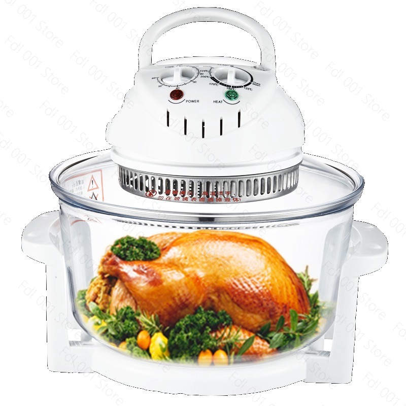 Air Fryer - ガラス製エアフライヤー光波炉大容量家庭用ビジュアルフライドポテトマシンアクセサリーオーブン多機能