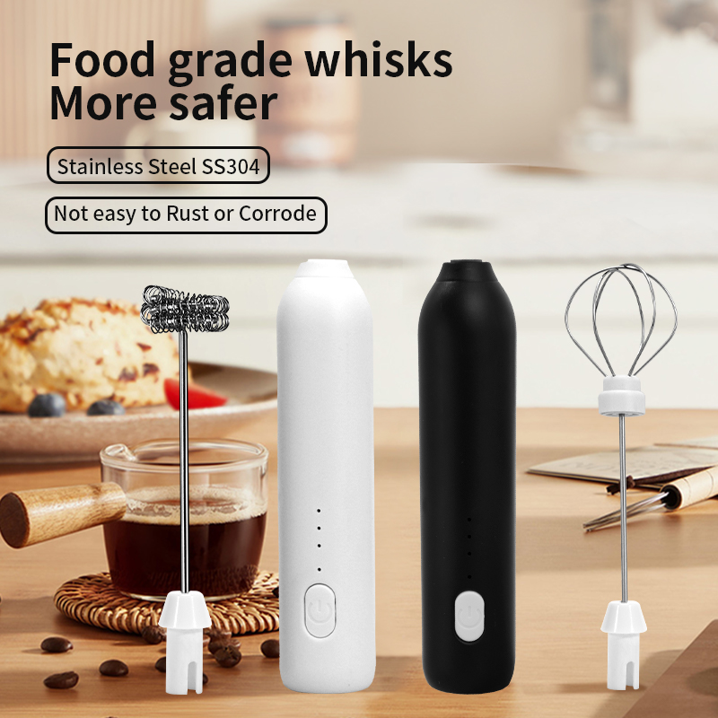 Coffee Maker - 2 で 1 電気コーヒー泡立て器 + エッグビーターワイヤレス