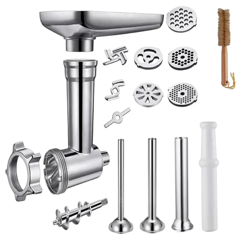 Stand Mixer - キッチンエイド製スタンドミキサー用ステンレス製ミンサーアタッチメント。耐久性に優れたミンサー用アクセサリー。