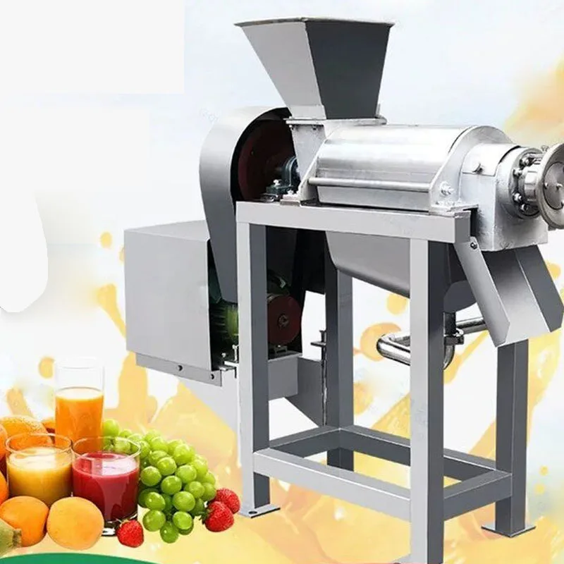 Juicer - 工業用スパイラルスクリューフルーツジューサー自動搾渣分離ステンレス鋼連続供給ジュース抽出機（カスタマイズ可能）