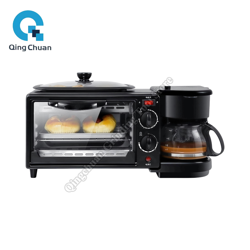 Toaster - 朝食マシン多機能家庭用高品質3in1サンドイッチメーカートースターオーブン