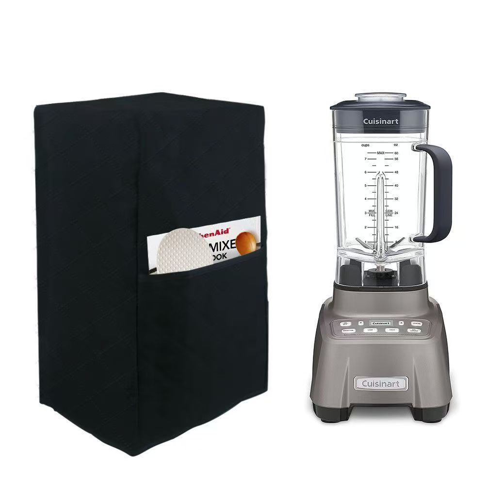 Stand Mixer - キッチンブレンダーカバー、アクセサリーポケット付き、指紋防止、お手入れ簡単、スタンドミキサーとコーヒーメーカーに適合、ブレンダーアクセサリー