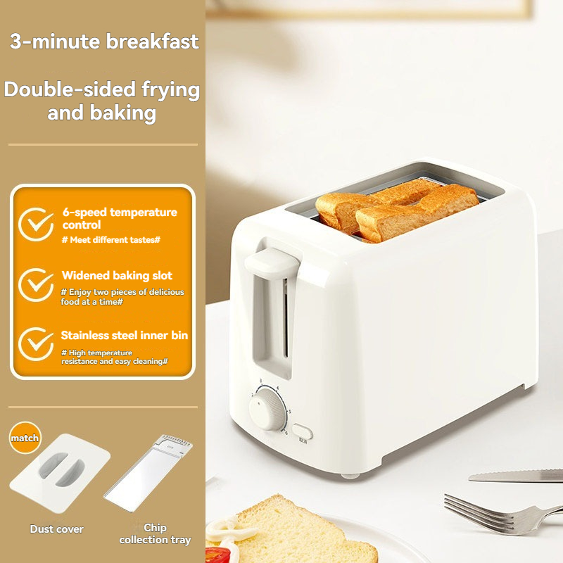 220V 家庭用電気トースター 2枚焼き 自動サンドイッチメ - Toaster のレビューと価格