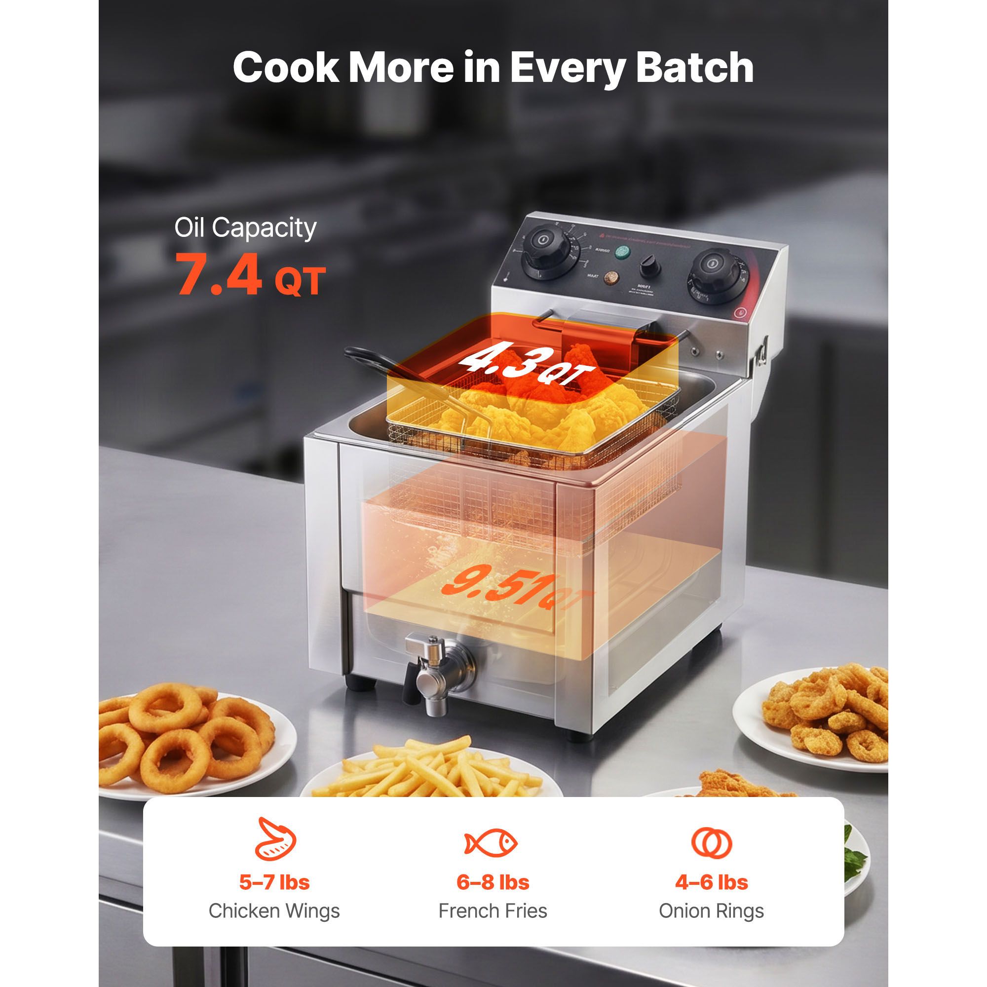 業務用電気フライヤー、オイルフィルター機能アップグレード、9 - Induction Cooker のレビューと価格