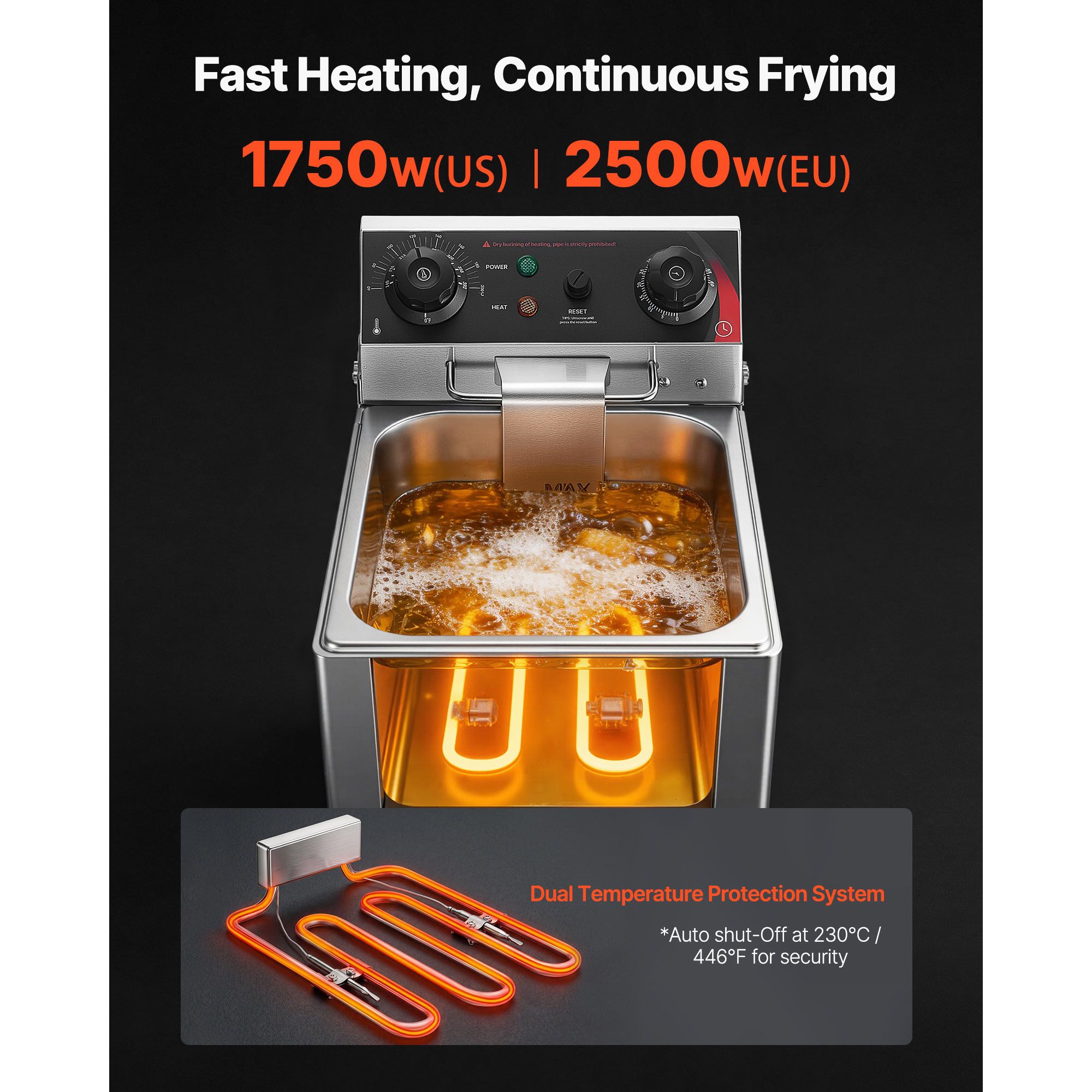 業務用電気フライヤー、オイルフィルター機能アップグレード、9 - Induction Cooker のレビューと価格