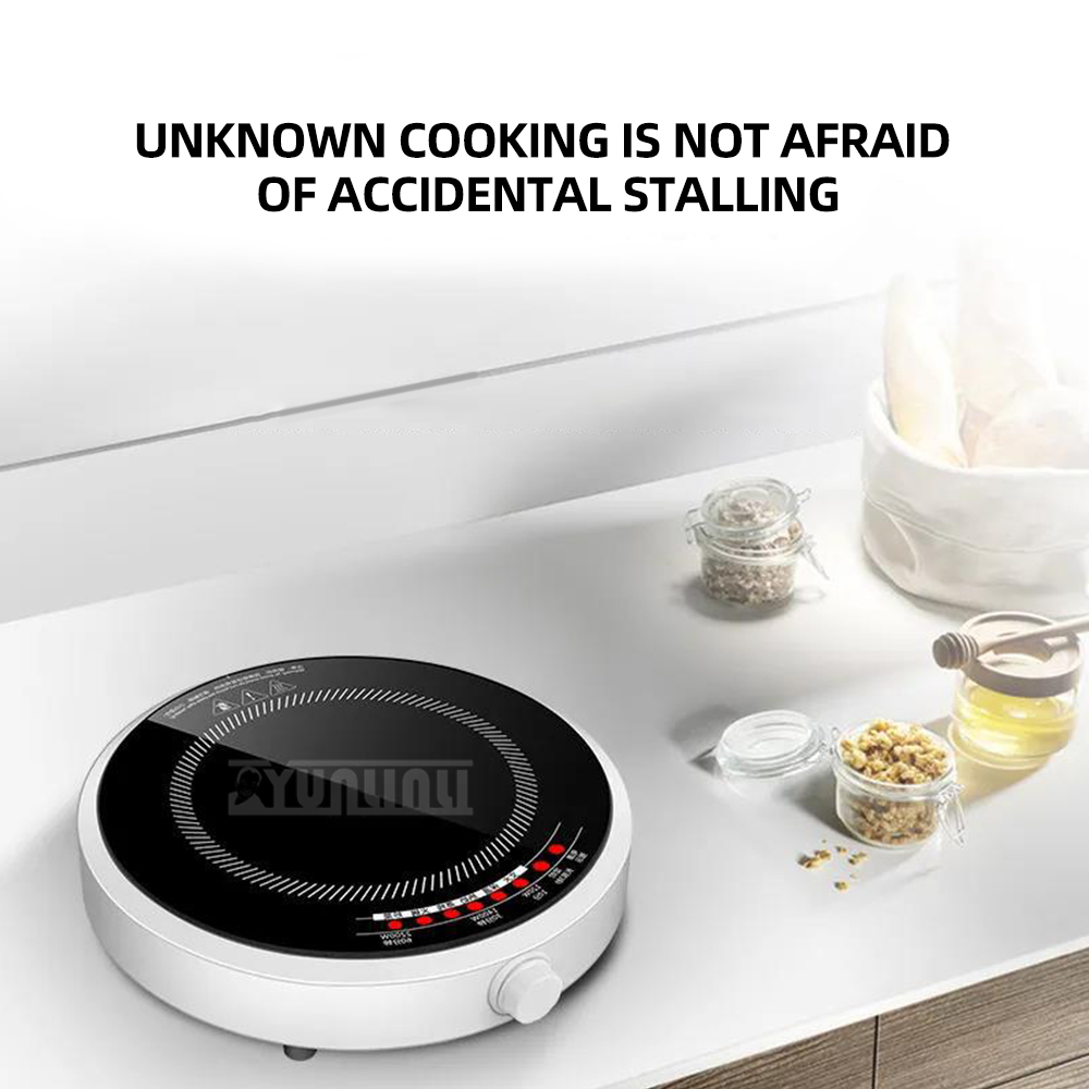 ラウンドスマート電磁調理器家庭用 2200 ワット Indu - Induction Cooktop Portable のレビューと価格