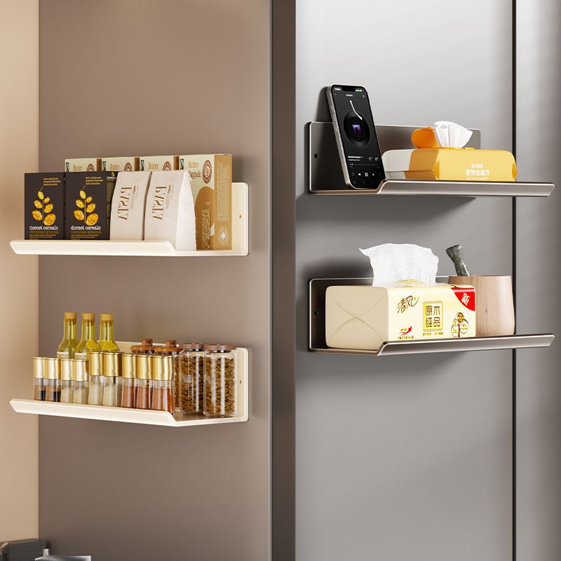 穴あけ不要の磁石式冷蔵庫用サイド収納ラック。キッチン用スパイ - Kitchen Appliances Cabinet のレビューと価格