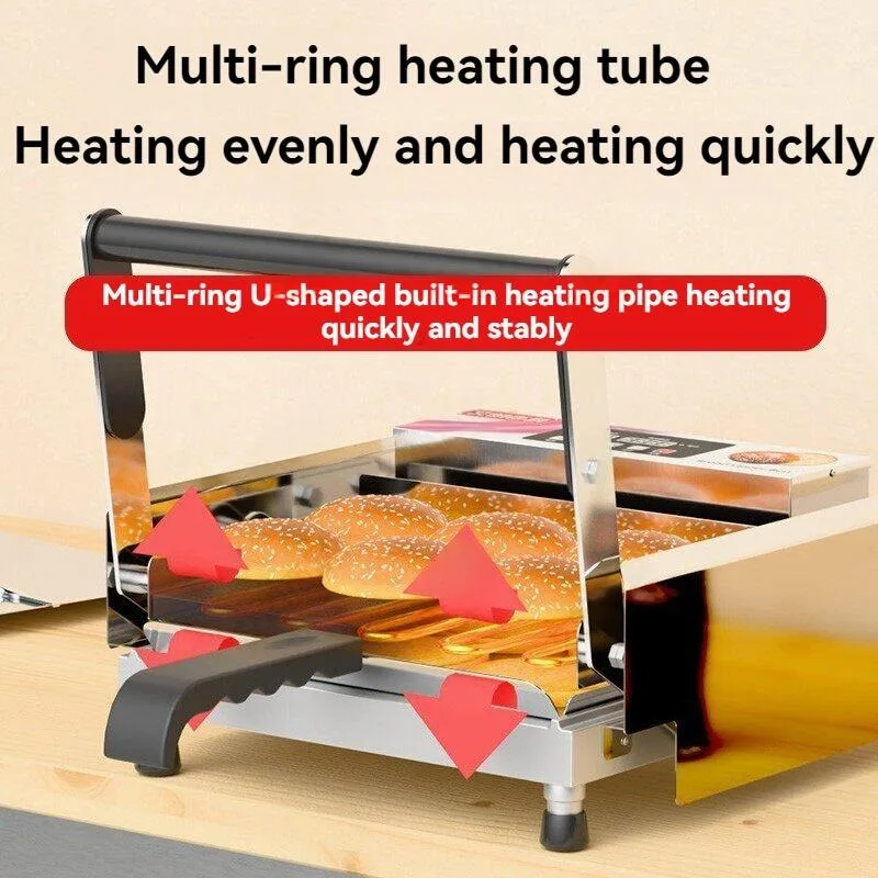 業務用二層式自動バーガーグリラー、小型電気パン焼き器（バーガ - Toaster のレビューと価格