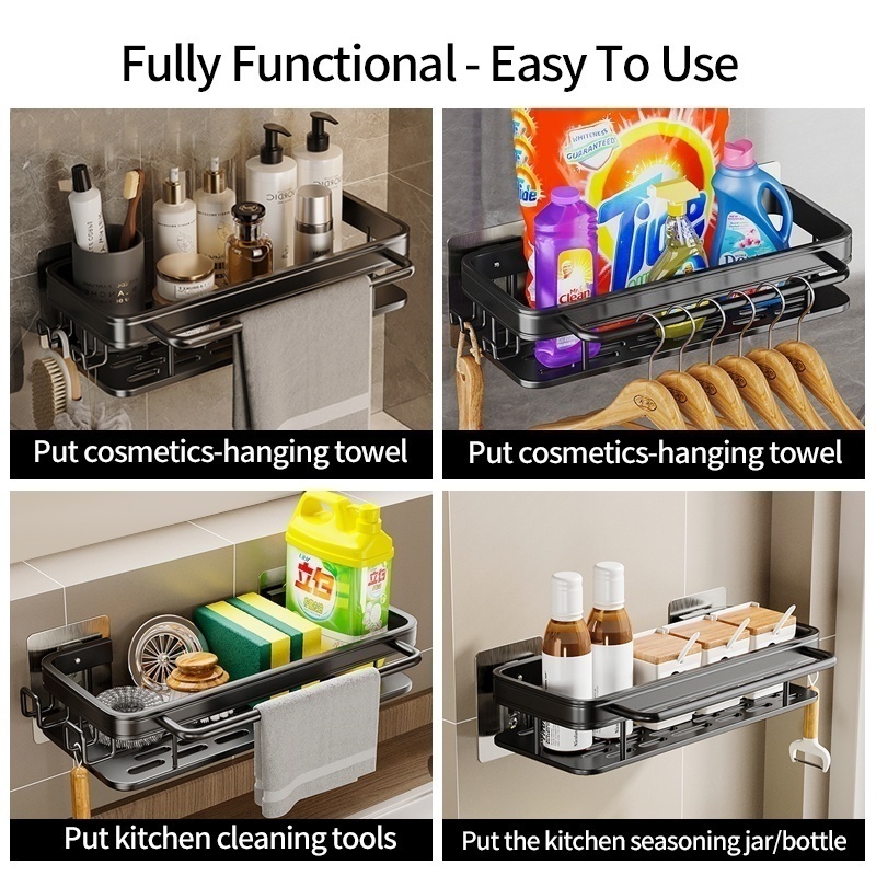 多機能キッチン棚、乾燥ラック、モップ収納、穴あけ不要の壁掛け - Kitchen Appliances Cabinet のレビューと価格