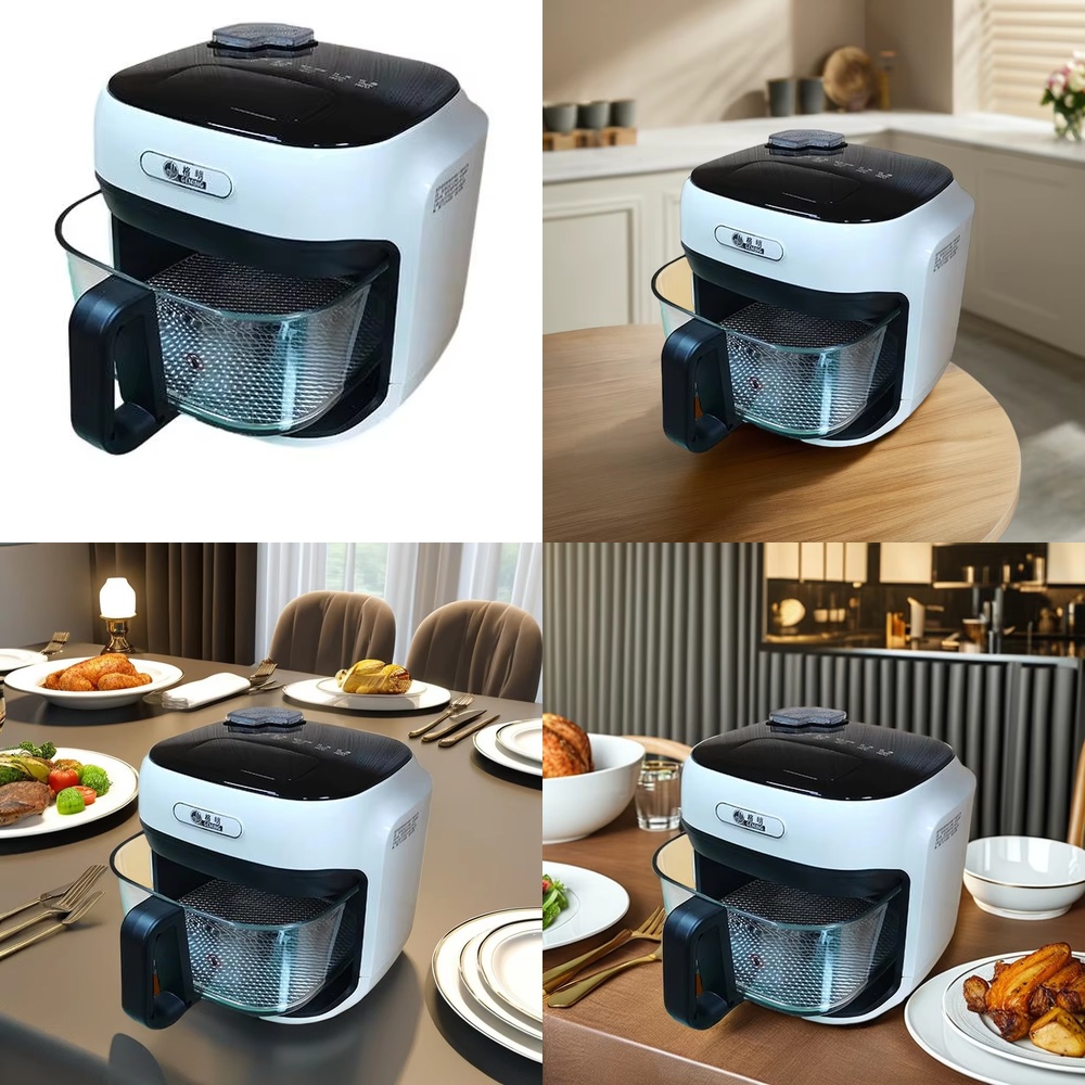 シルバークレスト 8L プラスチック製オイルフリー電気デジタ - Air Fryer のレビューと価格