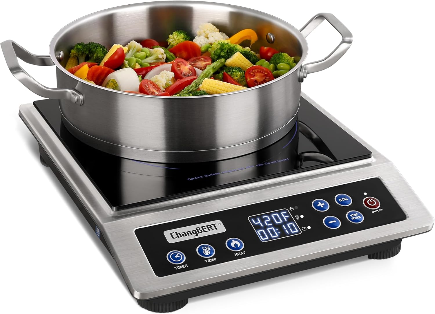 ポータブルIHクッキングヒーター強化版、ワンクリック最大出力 - Induction Cooktop Portable のレビューと価格