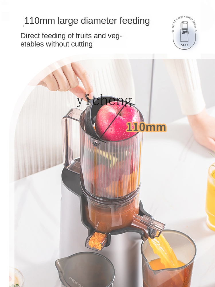 cc28ジューサー自動搾汁機新型家庭用小型大口径フルーツジュ - Juicer のレビューと価格